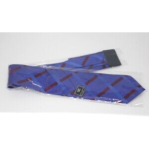 Antonia Collection 100% Silk Tie Set ~ Blue/Red